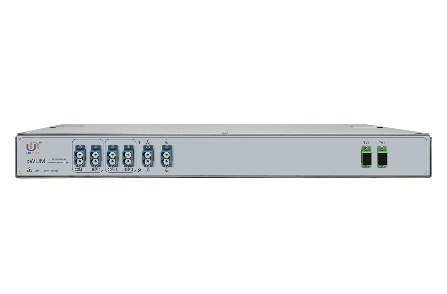 Фото 1 - CWDM-мультиплексор/демультиплексор двухволоконный 2-канальный с выделением каналов КТВ