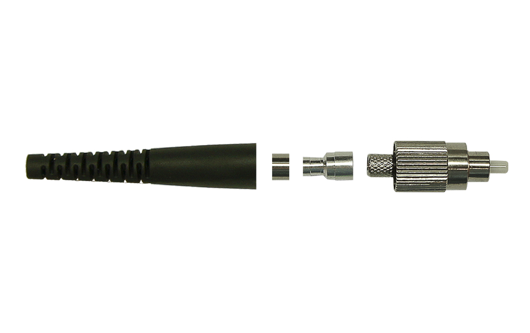 Неразъемный оптический коннектор FC/UPC, многомодовое волокно 3.0 мм