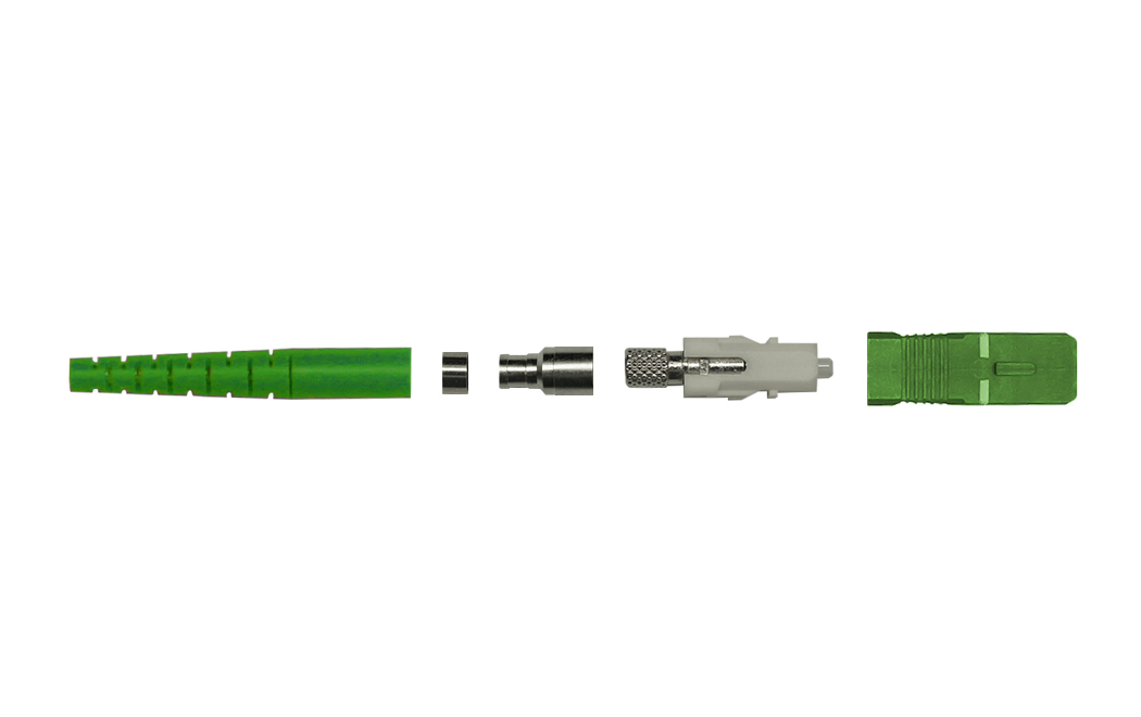 Неразъемный оптический коннектор SC/APC, одномодовое волокно 2.0 мм
