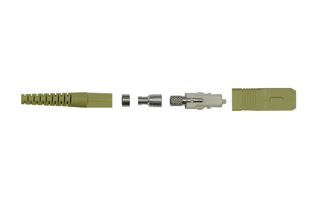 Неразъемный оптический коннектор SC/UPC, многомодовое волокно 3.0 мм