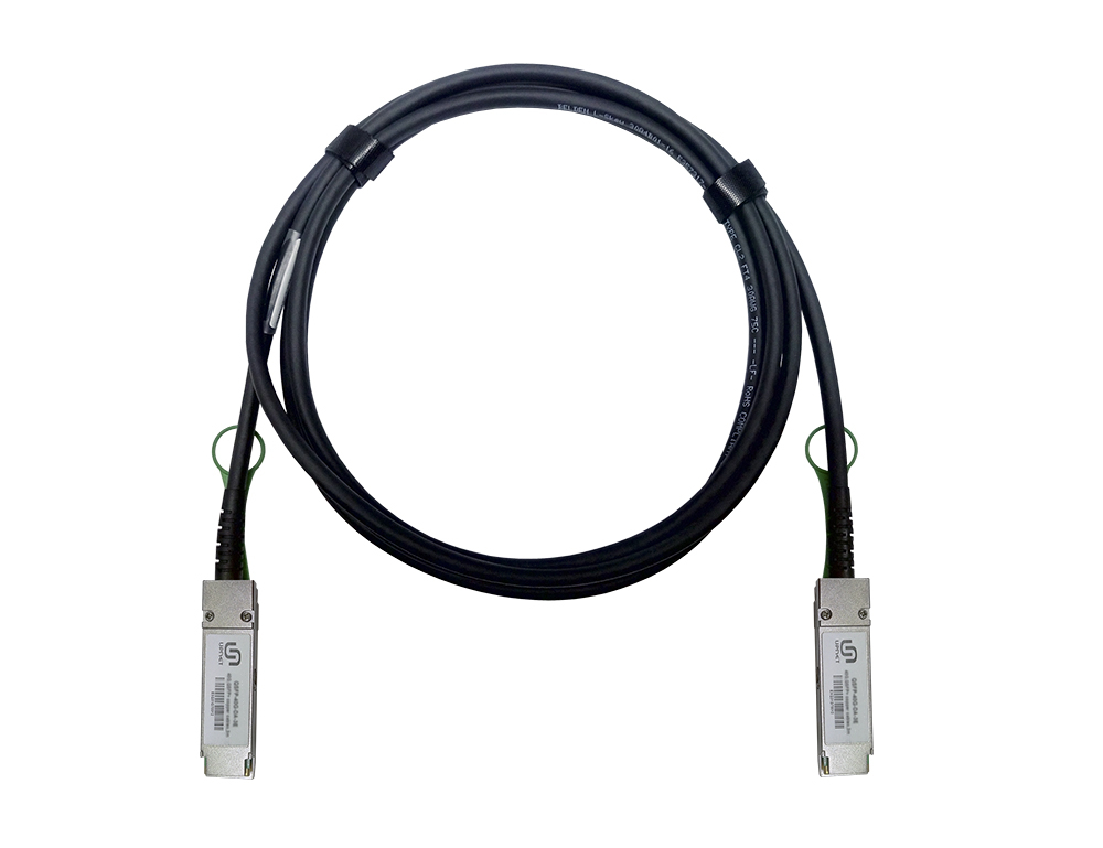Direct Attach Cable (DAC) QSFP+, длина до 7 м, 28/30 AWG, 40 Гбит/с 